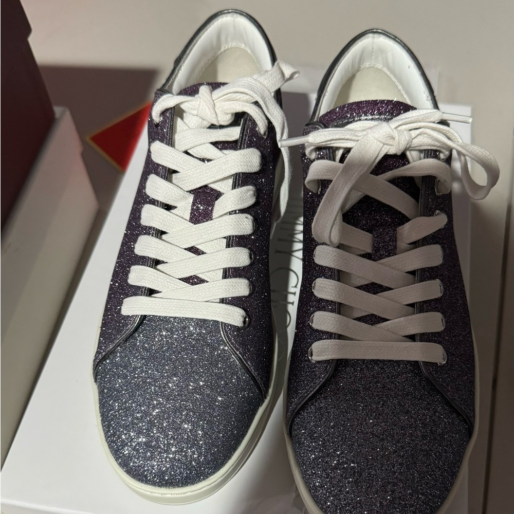 Jimmy Choo Glitter Tennis Shoe. BRAND NEW. Size 38